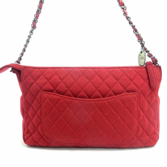 Chanel Hawaii Limited Cotton Red Chain Bag - Picture 3 of 16